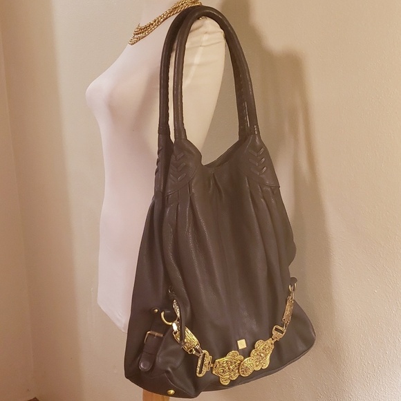 waterlily Handbags - Waterlily LA navy blue handbag.